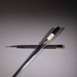 Grand stylet corse de collection manche en ébène et cerf 97