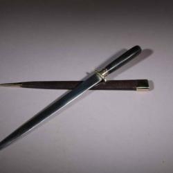 Grand stylet corse de collection manche en ébène 100