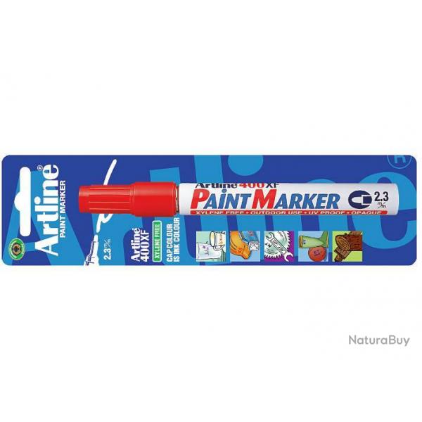 Marqueur  peinture Artline 400XF marqueur indlbile pointe ronde 2,3 mm emball par 12 pices ble