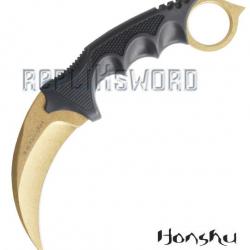 Couteau Karambit Honshu UC3131 Gold Editon Tactique United Cutlery Repliksword