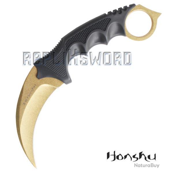 Couteau Karambit Honshu UC3131 Gold Editon Tactique United Cutlery Repliksword