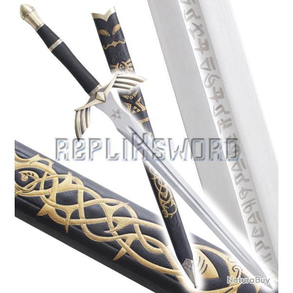 Zelda Epee de Link 124cm Black Edition Master Sword Excalibur Repliksword