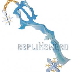 Kingdom Hearts Keyblade Diamond Dust Gemme de Glace Cle Repliksword