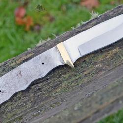 Lot de 3 Lames à Customiser Couteau poignard bowie Fixed Blade BL7702