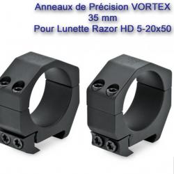 Anneaux VORTEX 35 mm pour Lunette Razor HD 5-20x50