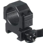 UTG Colliers De Montage Medium 34 Mm - Double Serrage, Rail Picatinny, Noir Mat, Hauteur 32 Mm, Pour Lunette