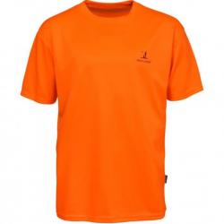 T shirt de chasse Orangle fluo Percussion