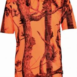 T shirt de chasse GhostCamo Blaze Black Percussion