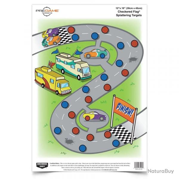 Cibles Course De Voiture Pour Carabine Air Comprim Et 22 LR