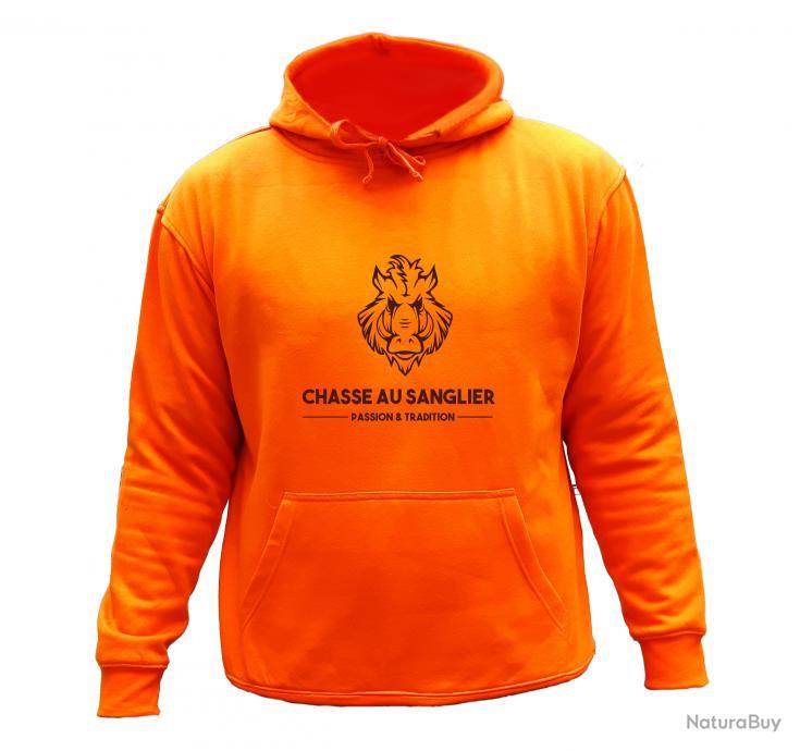 Pull De Chasse AtooDog - Sweat à Capuche Imprimé Sanglier