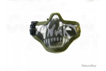 Grille protection bas-visage Airsoft noire Emerson