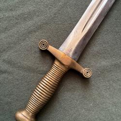 GLAIVE allégé de pompier ou cantinière  Mle 1855