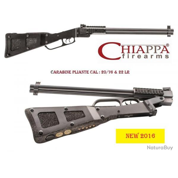 Carabine CHIAPPA   M6  Pliante * EN Cal : 20/76 & 22 Lr