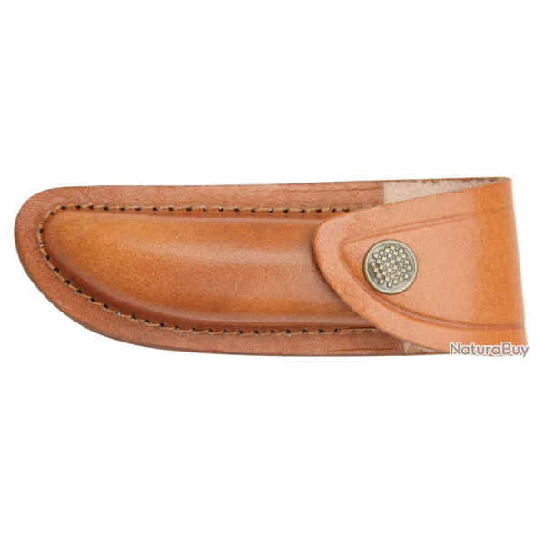 Etui cuir de vachette marron 12 cm (4)