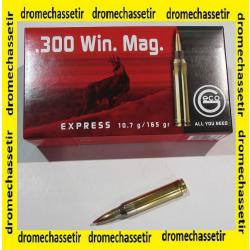 1 boite neuve de 20 cartouches  de calibre 300 Win Mag, Geco Express 165 grains / 10,7 grs