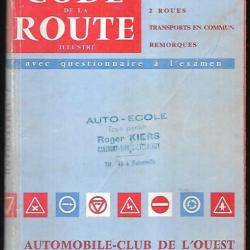le code de la route illustré 1960 automobile club de l'ouest le mans
