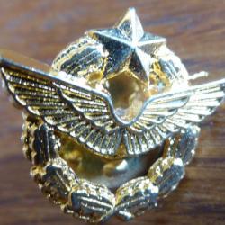 pin insigne pucelle ARMEE DE L'AIR ( doré à l'or fin ) militaria aviation avion france