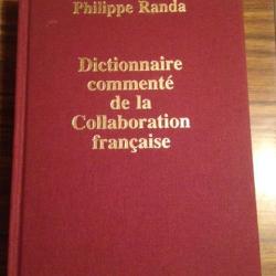 LIVRE "DICTIONNAIRE COMMENTE DE LA COLLABORATION FRANCAISE"