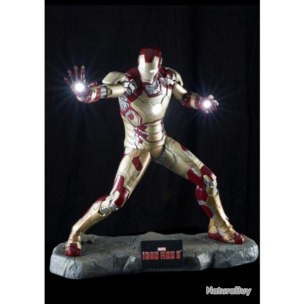 Statue Iron Man 3 Taille 52 cm // Statuette Marvel Comics