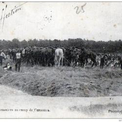 les cuirassiers au camp de cercottes 1904(LOT AB11)