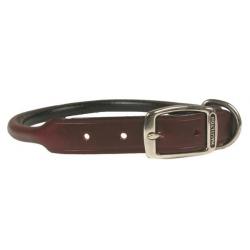 Collier cuir rond marron Buffalo 70cm / 25mm
