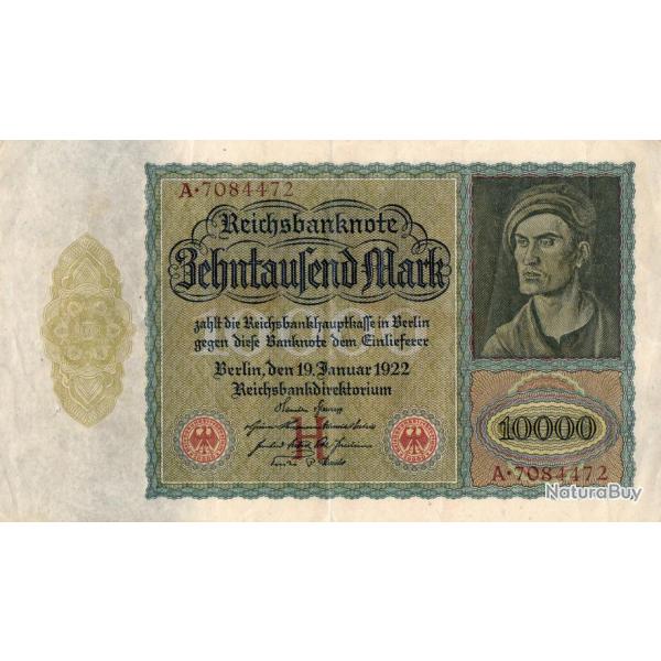 10000 reichbanknote 1922
