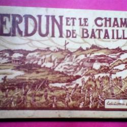 Carnet complet de cartes postales Verdun et le champ de bataille