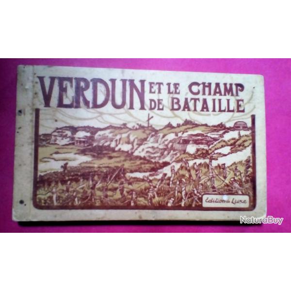 Carnet complet de cartes postales Verdun et le champ de bataille