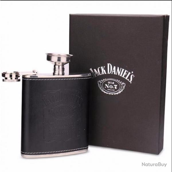 Flasque Jack Daniels Cuir 7 Oz NEUF