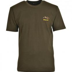 T shirt chasse Percussion broderie sanglier