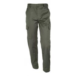 Pantalon basic polycoton Kaki Idaho