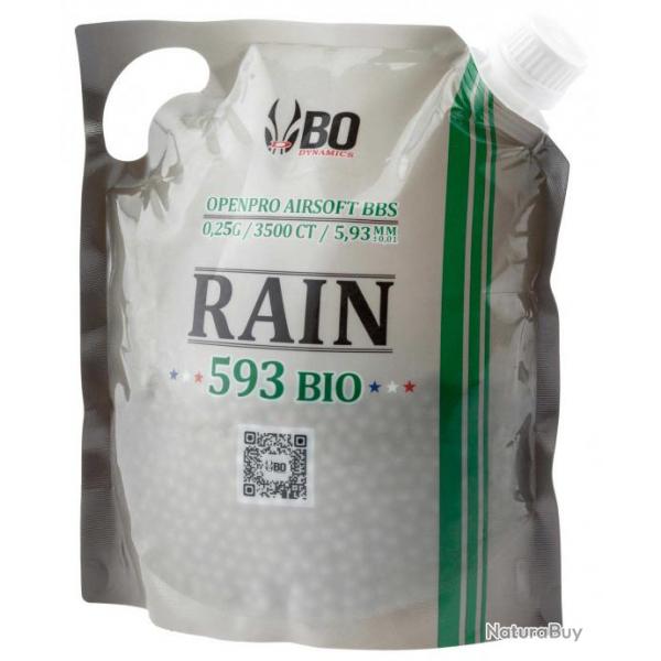 Billes airsoft BO RAIN Bio 0.25 g Sachet 3500
