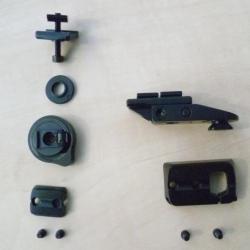 Montage pivotant HMS pour lunette à rail SR, Swarovski et Kahles pour Steyr SM12