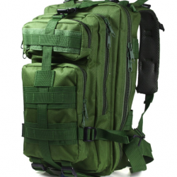 SAC A DOS TACTIQUE TREKKING SPORT VOYAGE CAMPING CAPACITE 30 L Mod GREEN NATURE