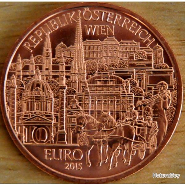 10  euros "tats d'Autriche - Vienne" pice commmorative BU / monnaie Autriche 2015