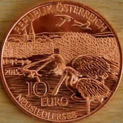 10  euros "États d'Autriche - Burgenland" pièce commémorative BU / monnaie Autriche 2015