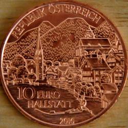 10  euros "États d'Autriche - Haute-Autriche" pièce commémorative BU / monnaie Autriche 2016