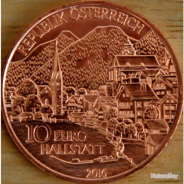 10  euros "tats d'Autriche - Haute-Autriche" pice commmorative BU / monnaie Autriche 2016