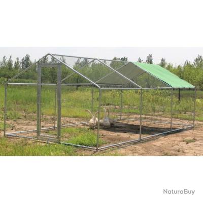 Poulailler Geant 6x3x225m Abri Poule Caille Enclos Voliere Cage Oiseau Voliere De Jardin Chatiere