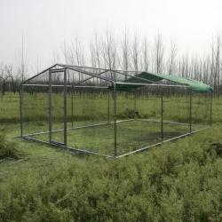 Poulailler GEANT 6x3x2,25m abri poule caille enclos voliere cage oiseau voliere de jardin CHATIERE