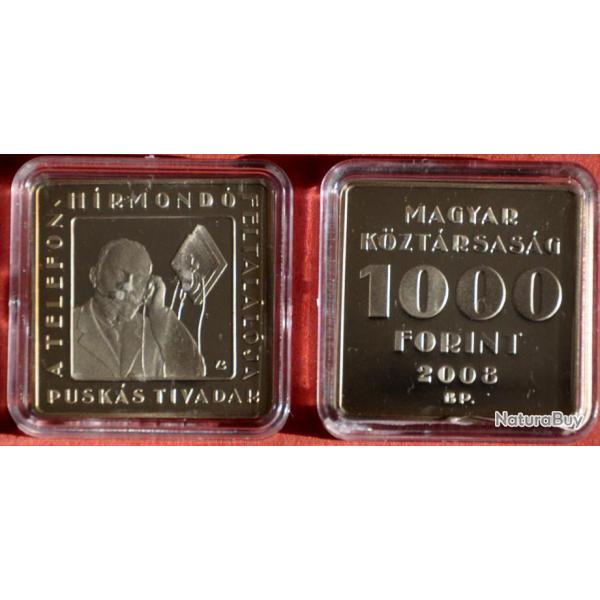 1000 Forint BE Hongrie 2008 -Tlphone- pice commmorative - Belle preuve