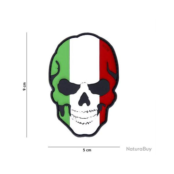 Patch 3D PVC Skull Italie (101 Inc)