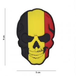 Patch 3D PVC Skull Belgique (101 Inc)