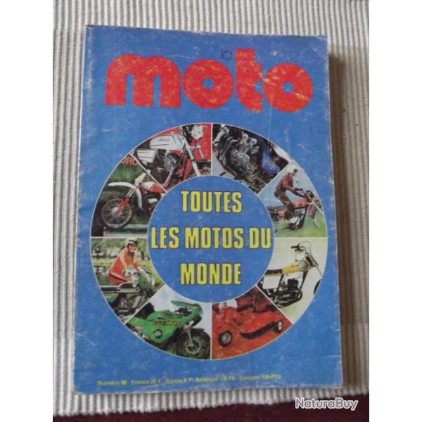TRES RARE - Catalogue "Toutes les motos du monde" de 1977 195 pages en TBE - COLLECTION