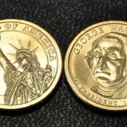 1 $ Dollar BU USA 2007 -George Washington- pièce commémorative - Présidents des États-Unis