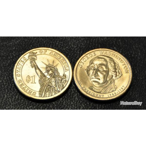 1 $ Dollar BU USA 2007 -George Washington- pice commmorative - Prsidents des tats-Unis