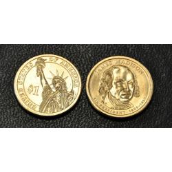 1 $ Dollar BU USA 2007 -James Madison- pièce commémorative - Présidents des États-Unis