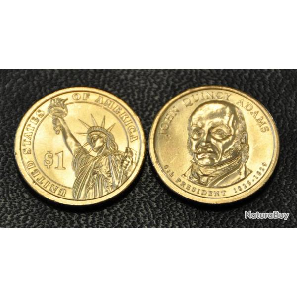 1 $ Dollar BU USA 2008 -John Quincy Adams- pice commmorative - Prsidents des tats-Unis