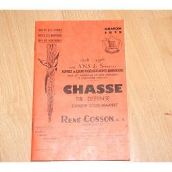 catalogue revue RENE COSSON saison 1979 210x135 ETAT NEUF 82 pages souples
