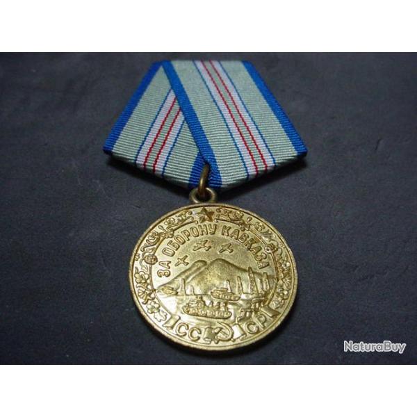 Belle mdaille de l' URSS pour la Dfense du Caucase.